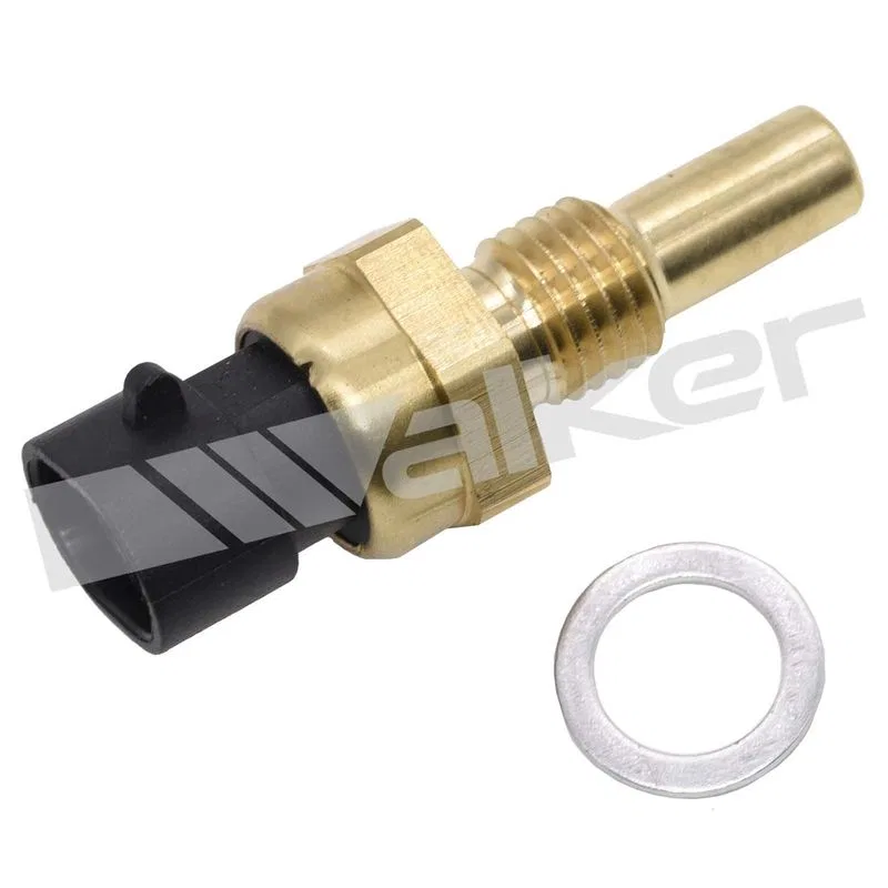 211-1118 – WALKER PROD. Coolant Temperature Sensor, OE Replacement 2 Blade Terminal 12 Millimeter Thread Black/ Gold